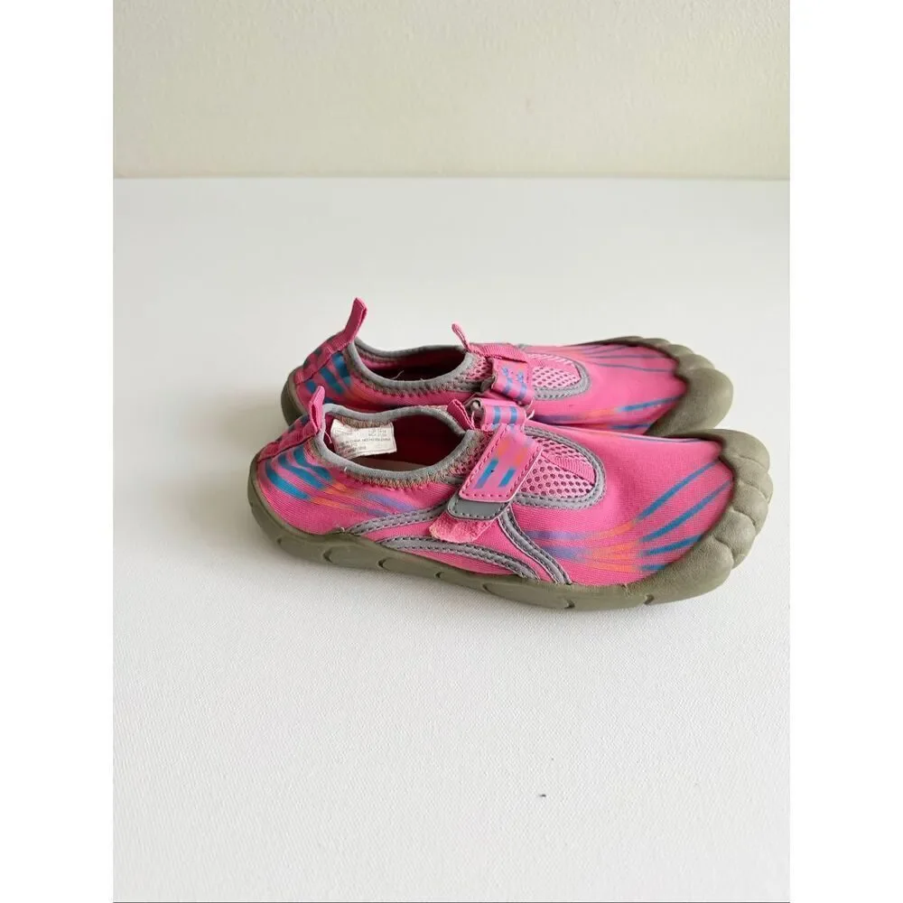 Op Size 2/3 Youth Girls Pink Water Sandals Running Molded Toes